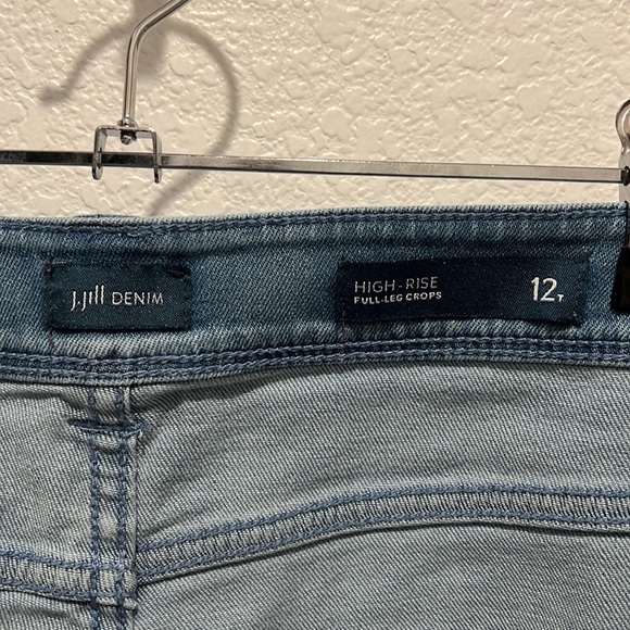 J.Jill high-rise full-leg crops 12 - Picture 5 of 6